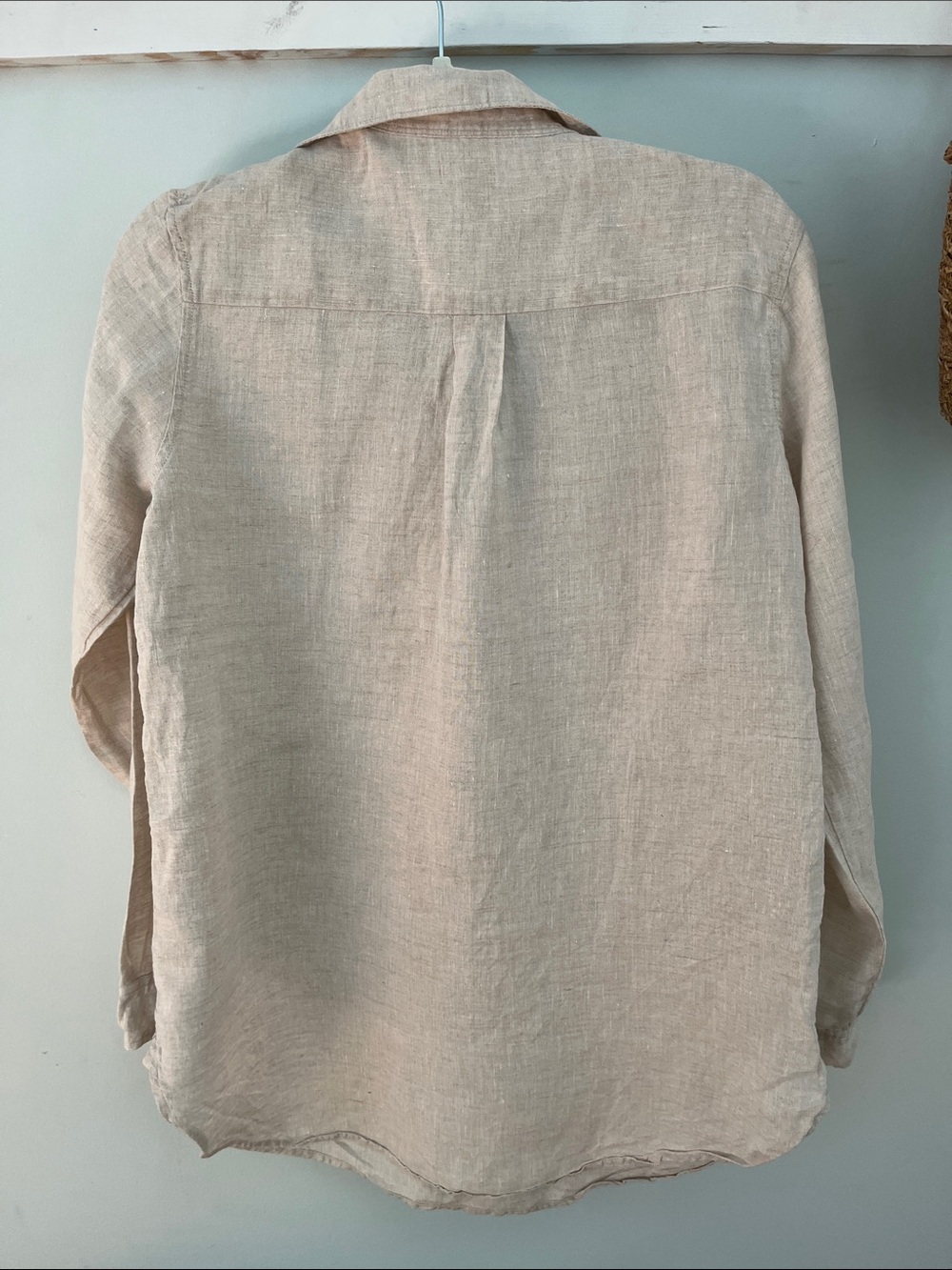 GAP Linen Collared Tunic in Beige - Picture 3 of 3